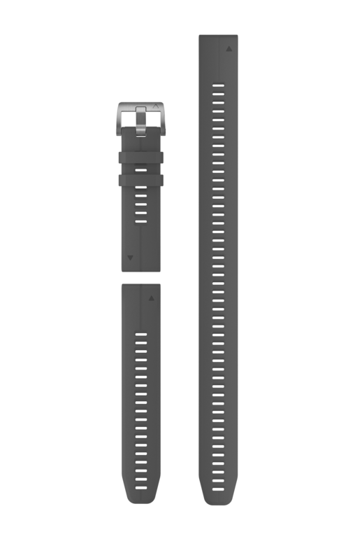 GARMIN QuickFit-Taucharmbänder, 22mm, Silikon, Schiefergrau