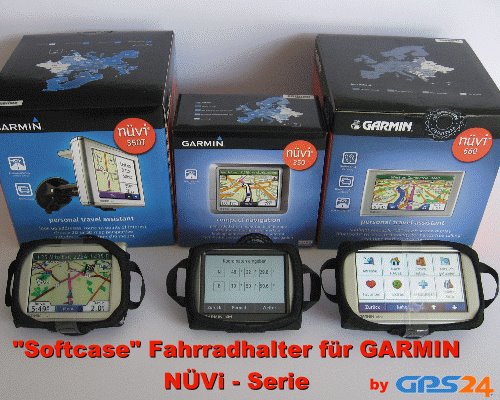 Softcase DIE Fahrradhalterung für GARMIN nüvi Serie