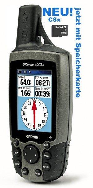 GARMIN GPS Map 60csx, inkl. 2GB (!) Speicherkarte