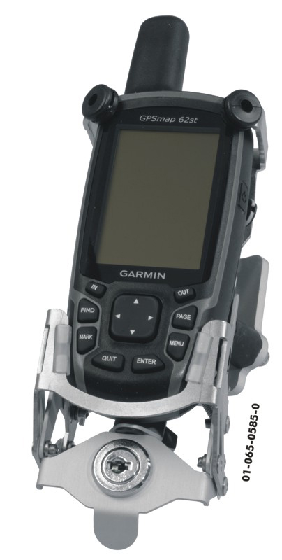 TOURATECH Halterung für Motorrad, abschließbar, für GARMIN GPSMap 62/64 Serie