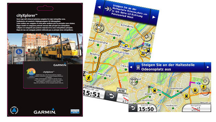GARMIN cityXplorer Gutscheinkarte