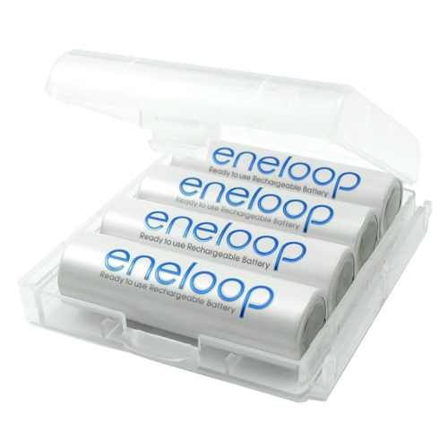 Sanyo Eneloop Akkus AA 2000NiMH - 4er inkl. Akkubox
