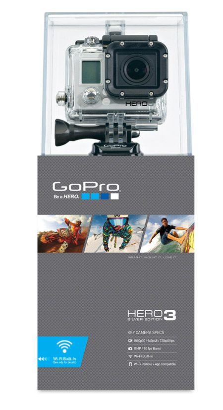 GoPro HD HERO3 - Silver Edition