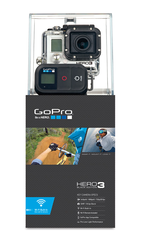 GoPro HD HERO3 - Black Edition (Moto Cover)