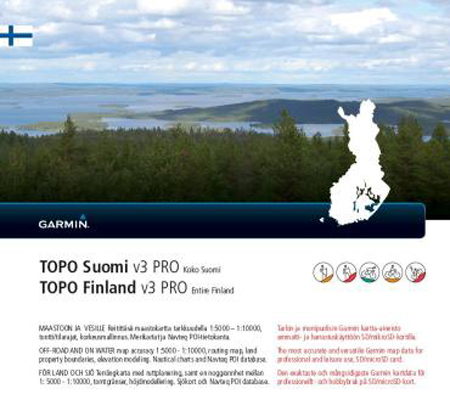 GARMIN Topo Finnland v3 Pro - GESAMT