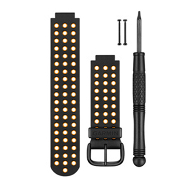 GARMIN Ersatz-Armband für Forerunner 620/220, Approach S 5/6, schwarz/orange