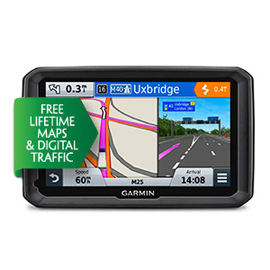 GARMIN dezl 570LMT-D, 5" Glasdisplay, LKW-/Wohnmobil-Navigationsgerät