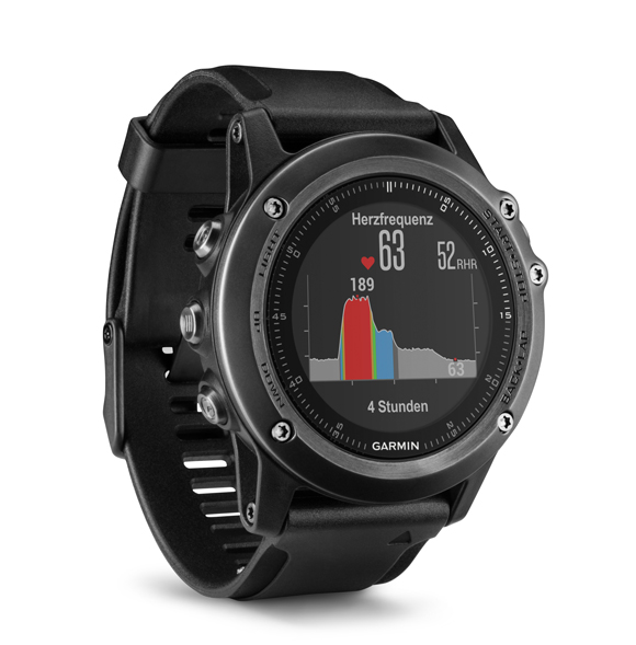 GARMIN fenix 3 SAPHIR HR Grau
