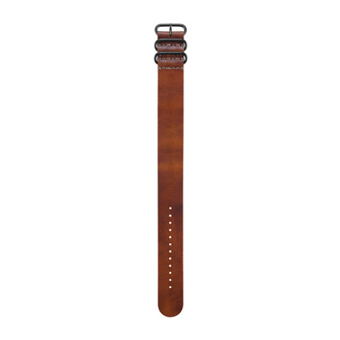 GARMIN Ersatz-Armband, Leder, braun, für fenix/quatix 3/tactix bravo