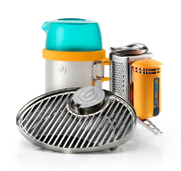 BioLite CampStove Bundle mit KettlePot und PortableGrill