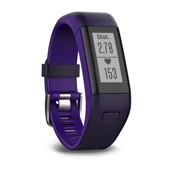 GARMIN vivosmart HR+ GPS, dunkles violett/helles violett
