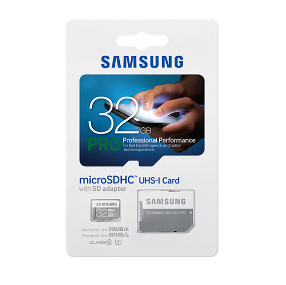 Samsung microSDHXC Pro 32GB Class 10 UHS-I (MB-MG32D/EU)