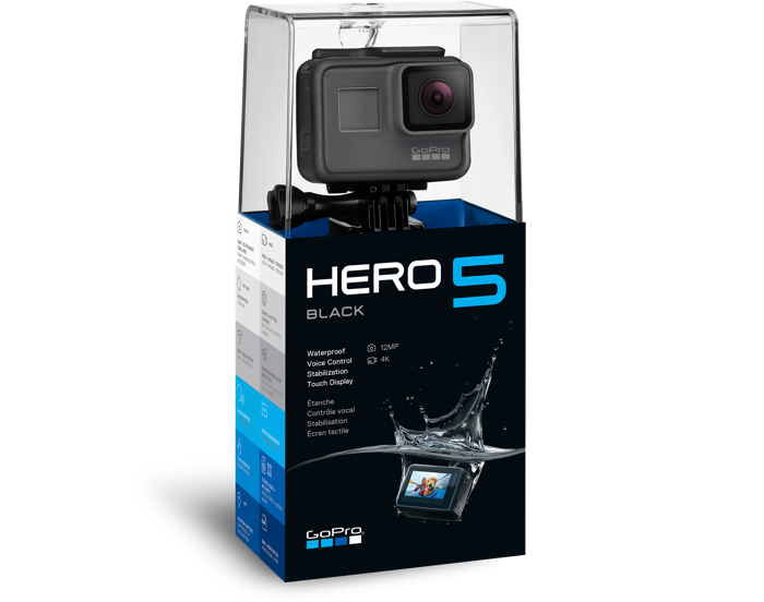 GoPro HERO5 Black BUNDLE inkl. 64GB microSD 80/90MB/s