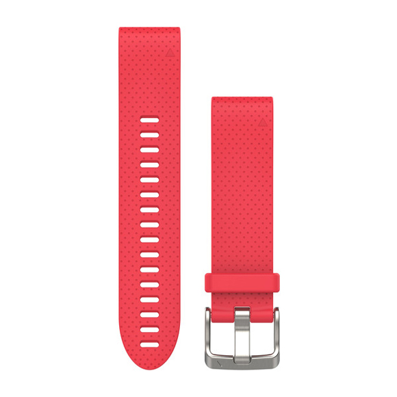 GARMIN QuickFit Ersatz-Armband für fenix 5S, Silikon, 20mm, pink