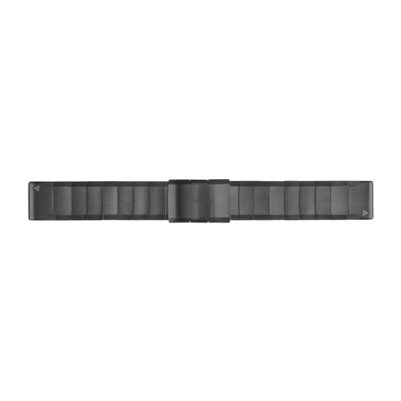 GARMIN QuickFit Ersatz-Armband für fenix 5, Edelstahl, 22mm, schiefergrau