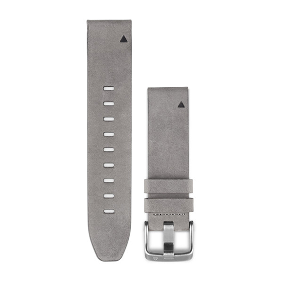 GARMIN QuickFit Ersatz-Armband für fenix 5S, Velourleder, 20mm, grau