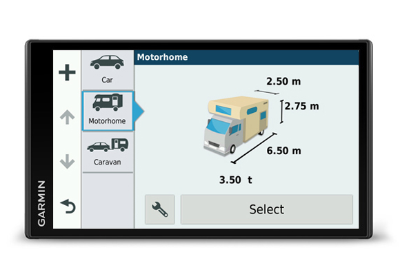 GARMIN Camper 770LMT-D, 7" Glasdisplay, Wohnmobil-Navigationsgerät