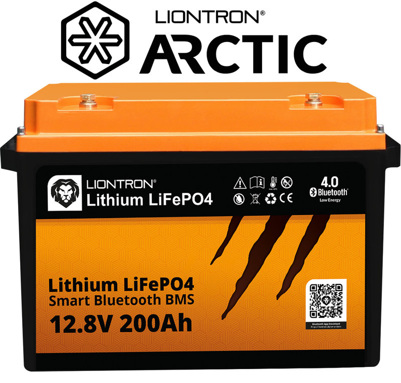 LIONTRON LiFePO4 12,8V 200Ah LXArctic Smart BMS mit Bluetooth