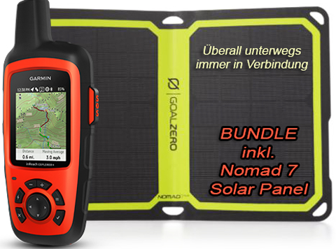 GARMIN inReach Explorer+ BUNDLE inkl. GoalZero Nomad 7 Plus Solarpanel