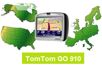 TomTom GO 910 inkl. RDS-TMC-Modul