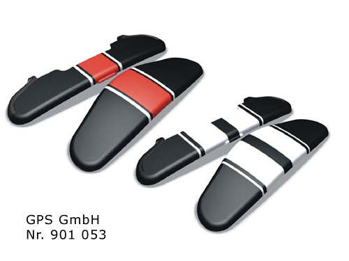 GARMIN zumo Klappen, Rallyestreifen GARMIN zumo Klappen, Rallyestreifen