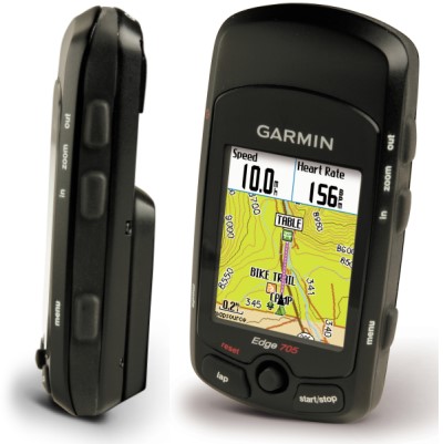 GARMIN Edge 705 HR+CAD GPS Fahrradcomputer mit Kartendarstellung