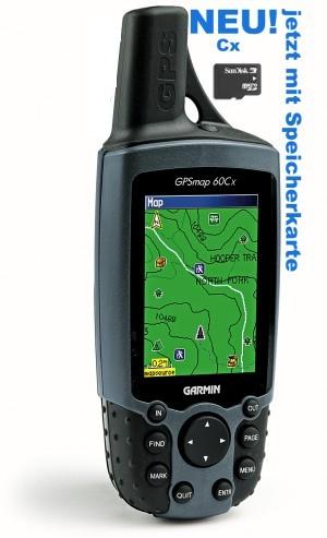 GARMIN GPS Map 60cx, inkl. 2GB Speicherkarte GARMIN GPS Map 60cx, inkl. 2GB Speicherkarte