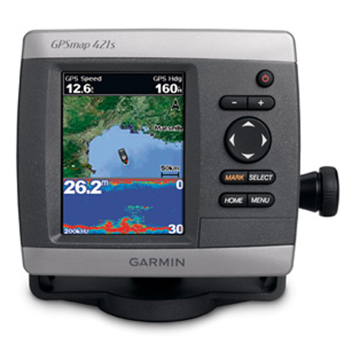 GARMIN GPSMap 421s mit Zwei-Frequenz-Schwinger (Tiefe, Temperatur) GARMIN GPSMap 421s mit Zwei-Frequenz-Schwinger (Tiefe, Temperatur)
