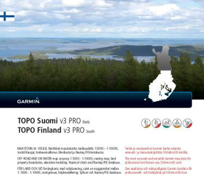 GARMIN Topo Finnland v3 Pro - SÜD