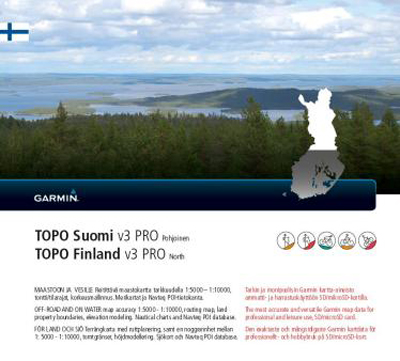 GARMIN Topo Finnland v3 Pro - NORD