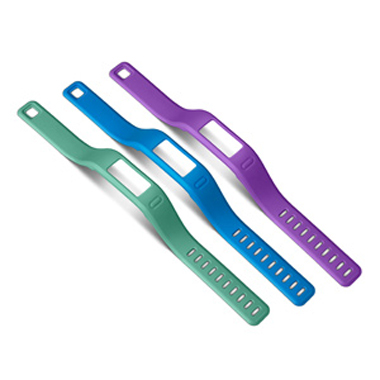 GARMIN Ersatz-Armbänder LARGE, für vivofit, lila/grün/blau