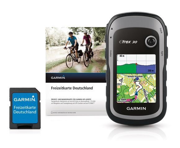 GARMIN eTrex 30 + Freizeitkarte Deutschland