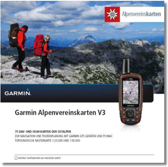 GARMIN Alpenvereinskarten V3