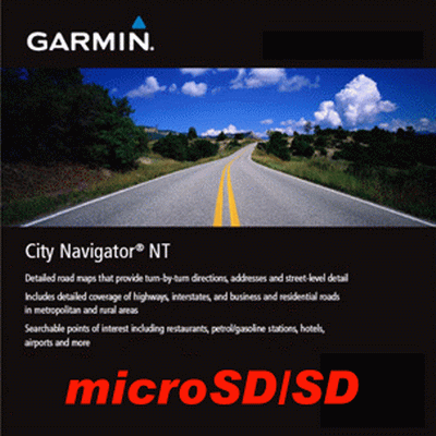 GARMIN SD-Datenkarte/microSD, East & West Africa, City Navigator NT