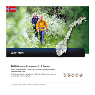 GARMIN Topo Norwegen Premium v2 - 2 Sorost