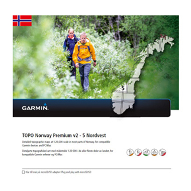 GARMIN Topo Norwegen Premium v2 - 5 Nordvest