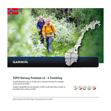 GARMIN Topo Norwegen Premium v2 - 6 Trondelag