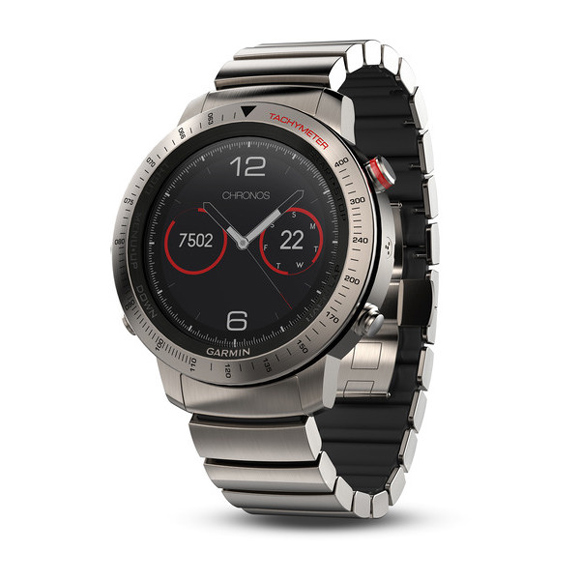 GARMIN fenix Chronos, mit Hybrid-Armband aus Titan GARMIN fenix Chronos, mit Hybrid-Armband aus Titan