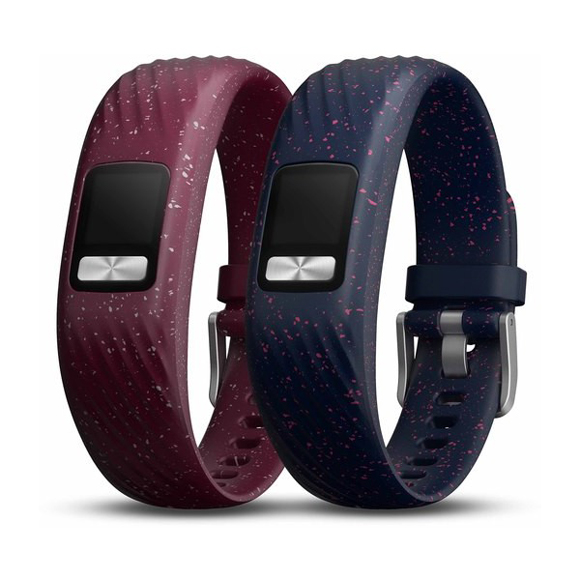GARMIN Ersatz-Armbänder für vivofit 4, merlot und navy spackle, S/M GARMIN Ersatz-Armbänder für vivofit 4, merlot und navy spackle, S/M