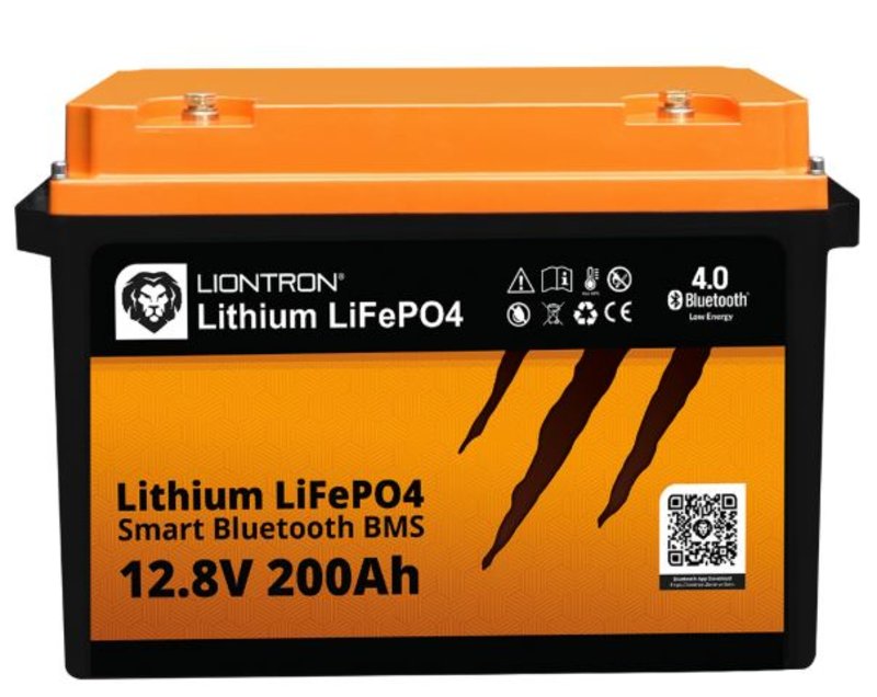 LIONTRON® LiFePO4 12,8V 200Ah LX Smart BMS mit Bluetooth