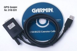 GARMIN Kabel m. Adapter von PC-Kabel (Seriell) auf USB-Schnittstelle