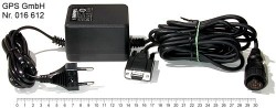 GARMIN Netzteil, 230V, Euro-Stecker, inkl. Kabel f. PC (seriell) (FF250)