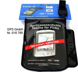 Tragetasche, wasserdichte Schutztasche, durchsichtig, incl. Gürtelclip; v. Fremdherst.