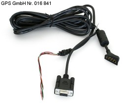 GARMIN Kabel für PC (seriell) und mit offenen Enden (Strom)