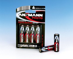 ANSMANN 4 St. AA Alkaline Mignon AA Photo