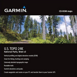 GARMIN Topo USA National Parks, West, 1:24.000