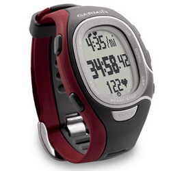 GARMIN Forerunner 60 M, schwarz/rot, inkl. USB-Stick und Brustgurt
