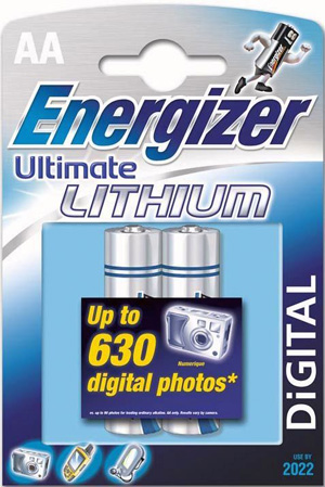 Energizer Batterie Ultimate Lithium L91 AA - 2er-Blister