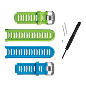 GARMIN Ersatz-Armband für Forerunner 910XT, blau und grün