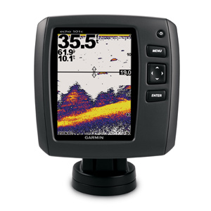 GARMIN FishFinder echo 501 mit Schwinger/Heckgeber 77/200kHz